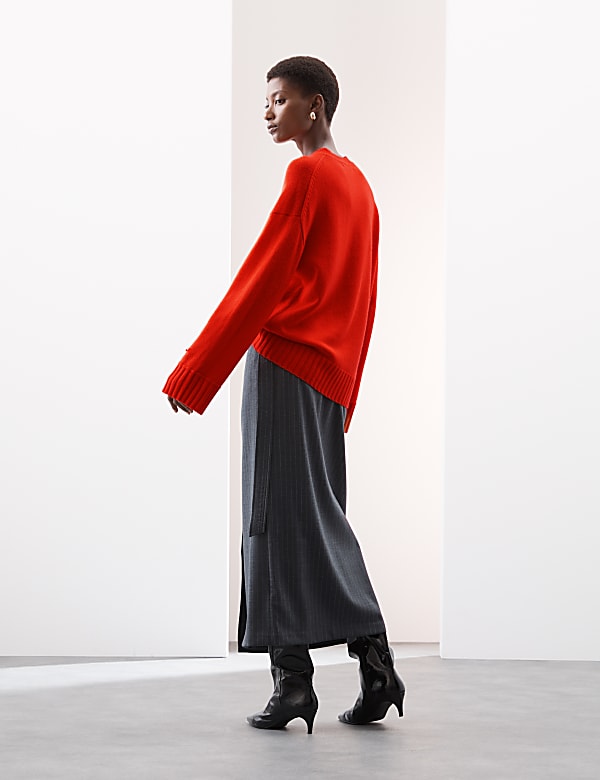 Merino Wool Rich Jumper With Cashmere - FR