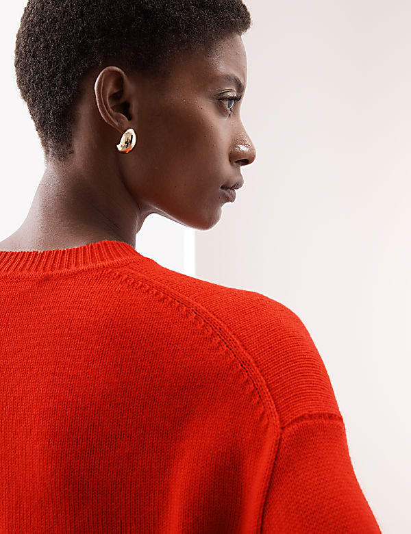 Merino Wool Rich Jumper With Cashmere - FR