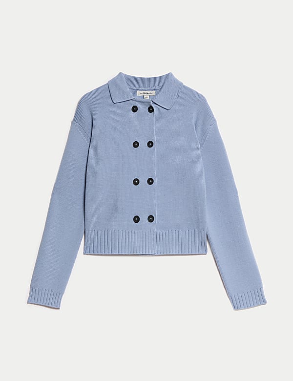 Gebreid kort jasje van zuivere merinowol - BE