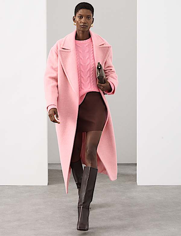 Cable Knit Jumper With Mohair - IT