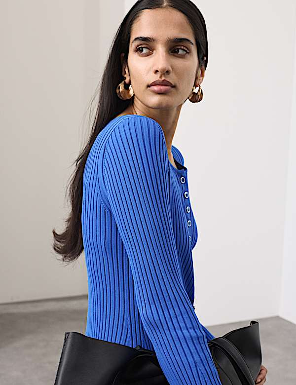 C&aacute;rdigan de canal&eacute; con cuello redondo - ES