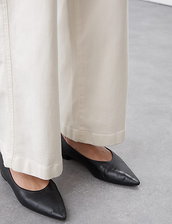 Italian Denim Straight Leg Jeans - CA