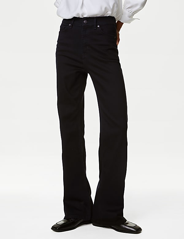 High Waisted Flared Jeans