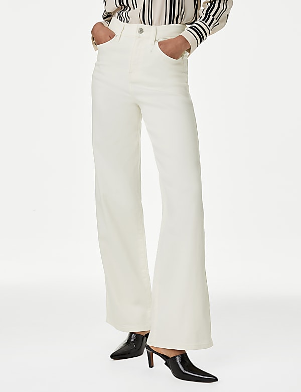 High Waisted Wide Leg Jeans