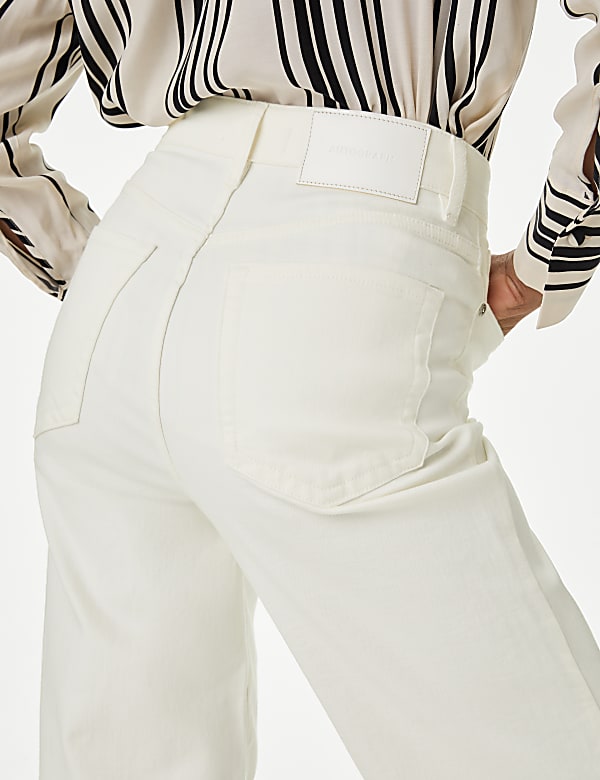 High Waisted Wide Leg Jeans