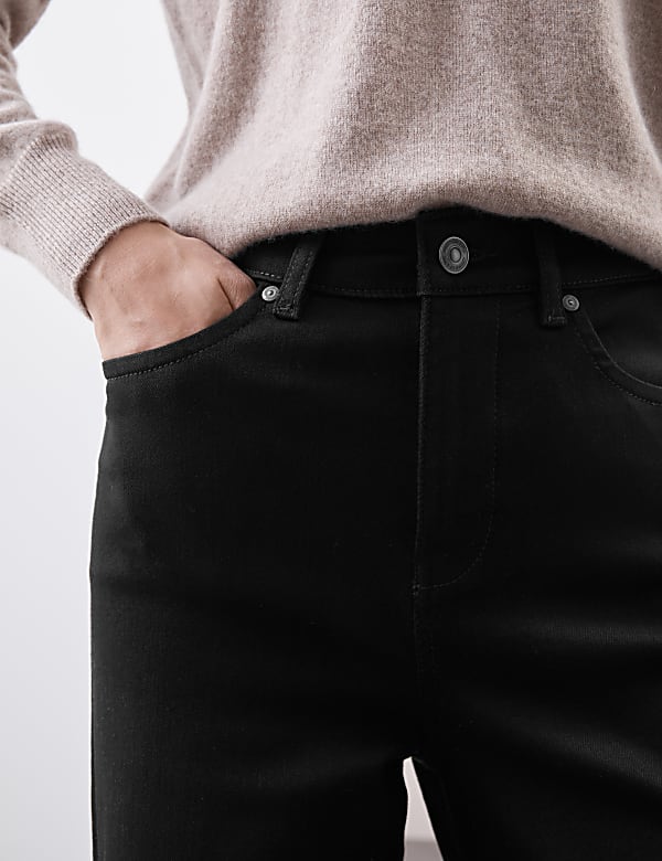 Lyocell Blend Wide Leg Jeans  - MV