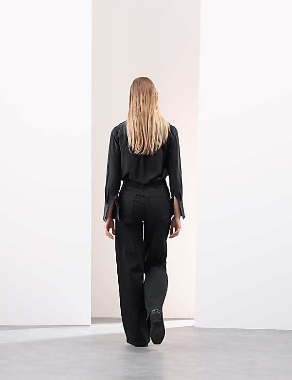 High Waisted Wide Leg Jeans