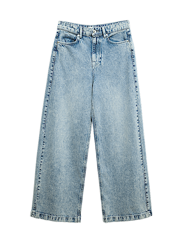 High Waisted Wide Leg Jeans