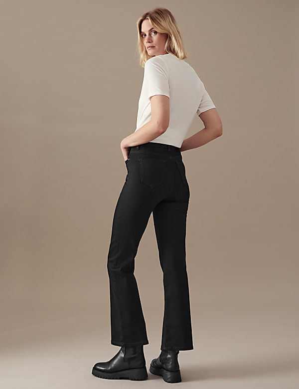 Luxury High Waisted Flared Jeans