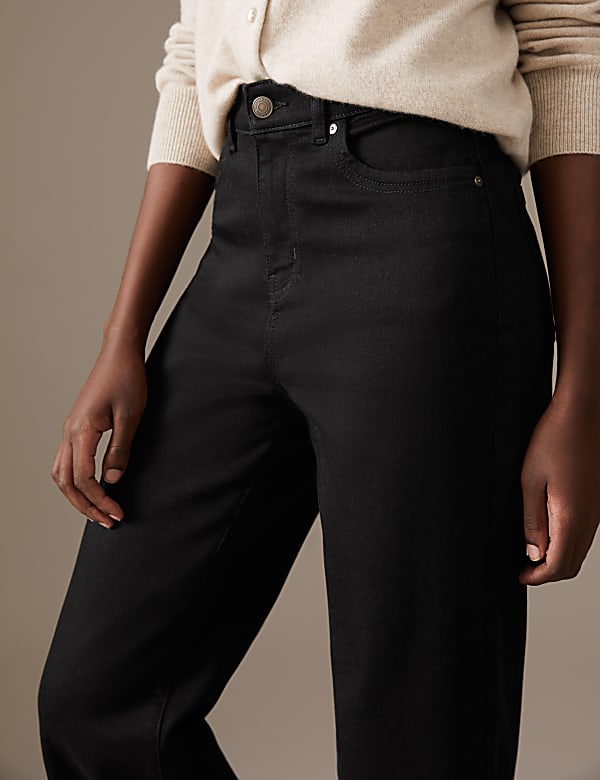 Luxury High Waisted Wide Leg Jeans