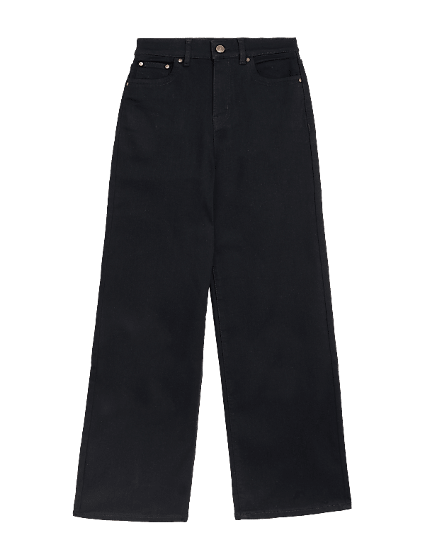 Luxury High Waisted Wide Leg Jeans