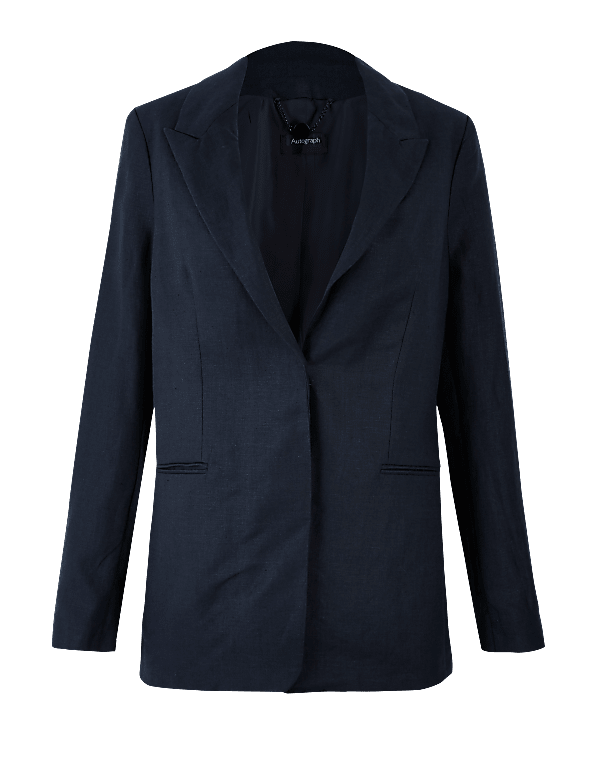 Pure Irish Linen Single Breasted Blazer