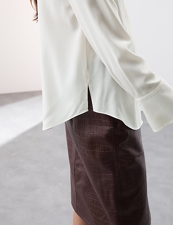 Pure Silk Long Sleeve Shirt