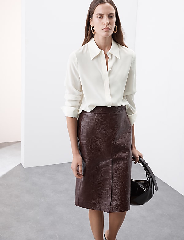 Pure Silk Long Sleeve Shirt