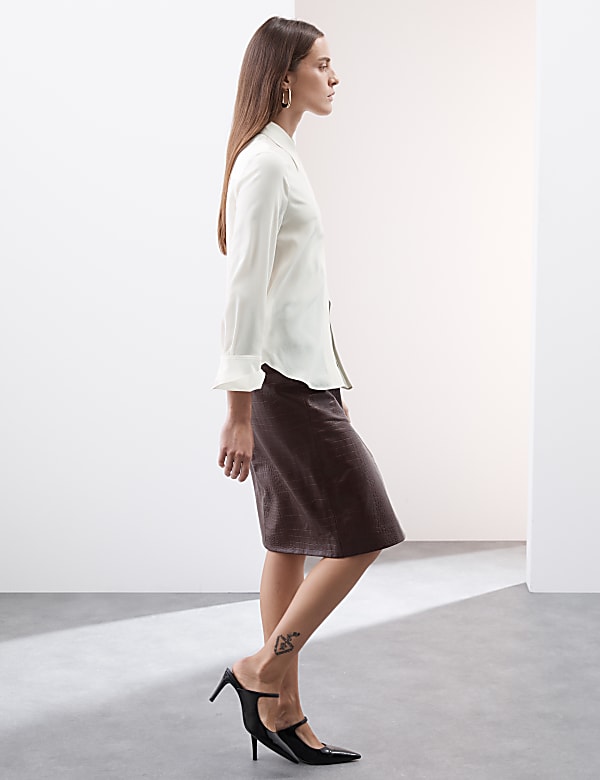 Pure Silk Long Sleeve Shirt