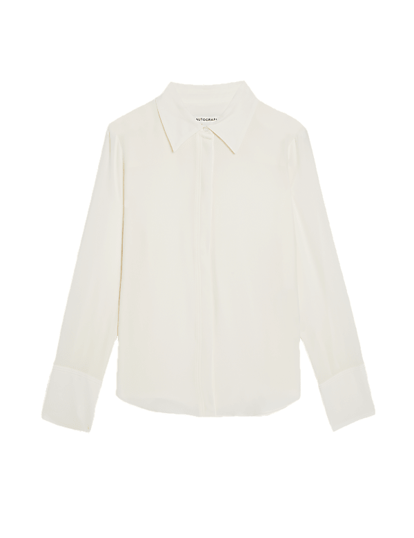 Pure Silk Long Sleeve Shirt