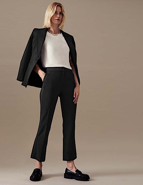 Tuxedo Straight Leg Trousers