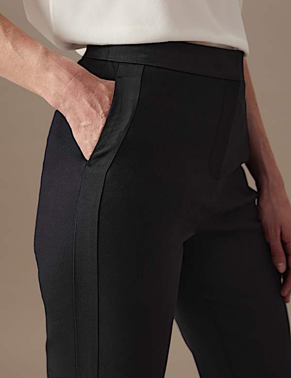 Tuxedo Straight Leg Trousers