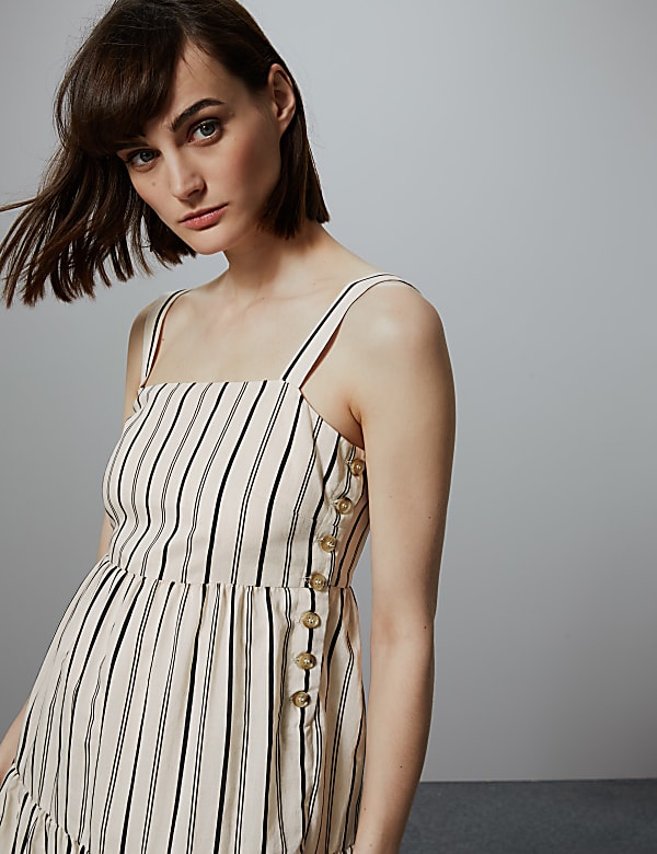 Striped Relaxed Maxi Dress