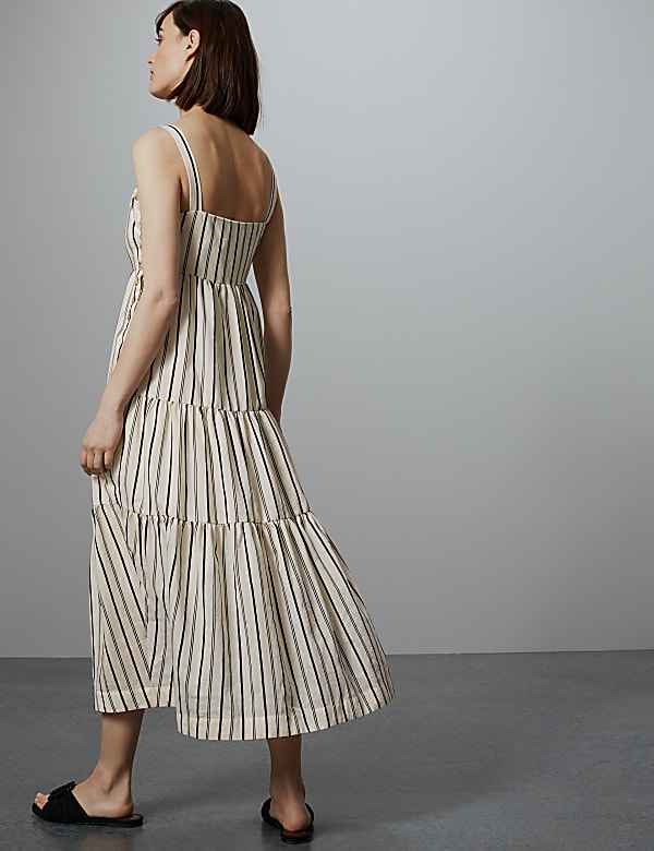 Striped Relaxed Maxi Dress