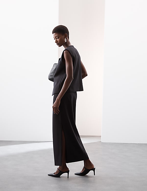 Grey pencil skirt marks and spencer store