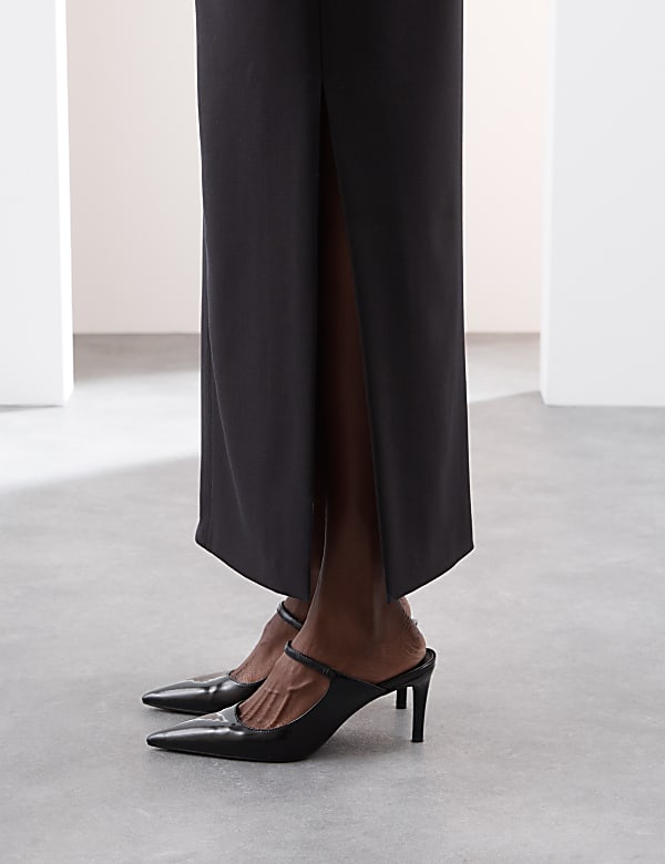 Jupe crayon longue avec laine - FR