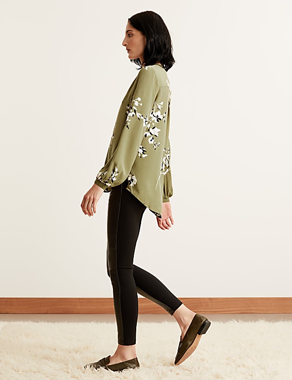 Leather Front Ponte Leggings - IT