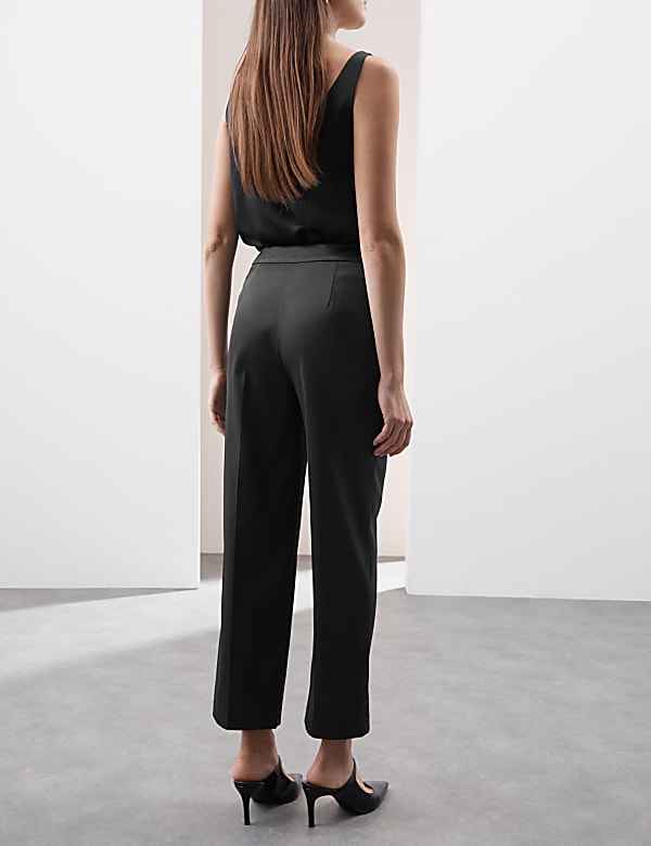 Satin Straight Leg Trousers - EE