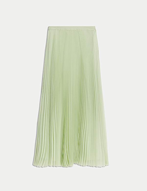 Pleated Maxi Skirt - BG