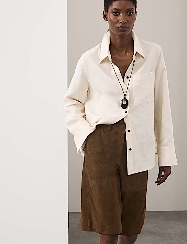 Suede Bermuda Shorts - JE