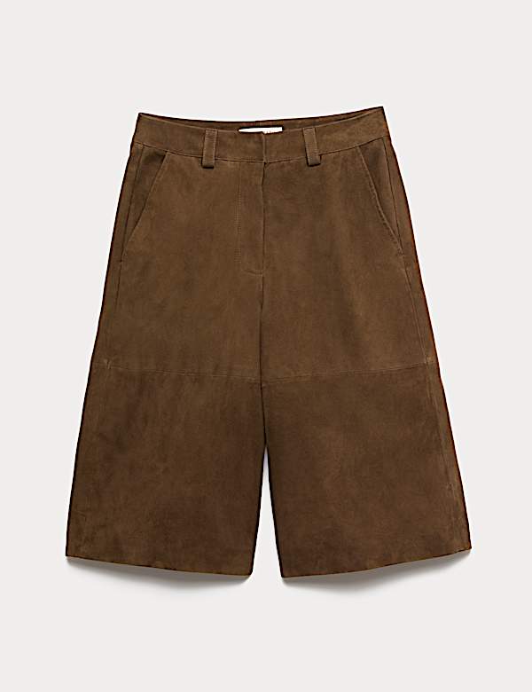 Suede Bermuda Shorts - JE