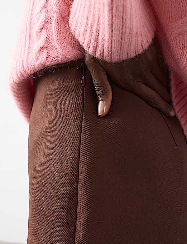 Mini A-Line Skirt with Wool - GR