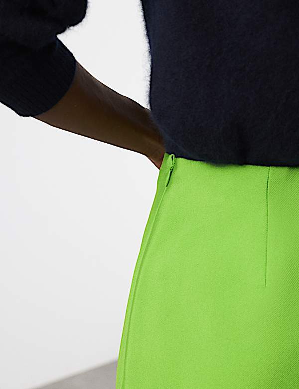 Mini A-Line Skirt with Wool - BN