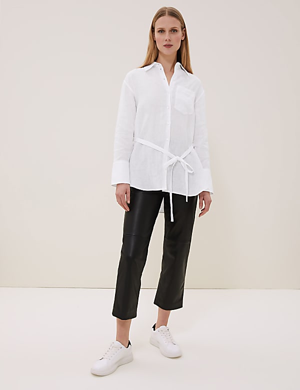 Pure Irish Linen Long Sleeve Shirt