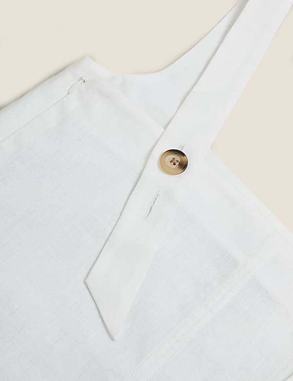 Irish Linen Button Detail Cami Top