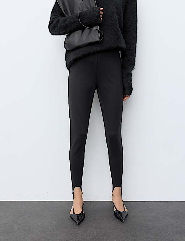 High Waisted Stirrup Leggings - FR