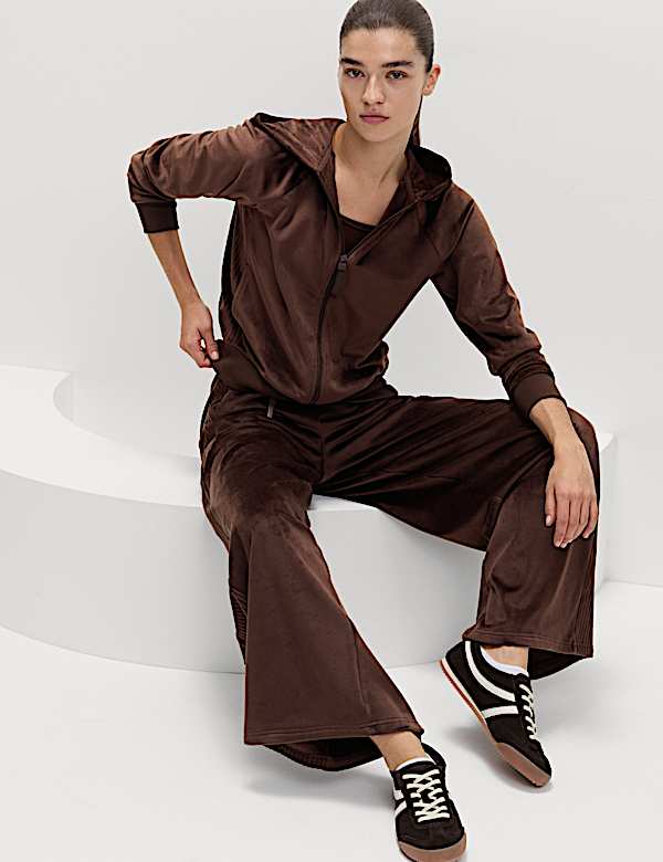 Super Soft Velour Zip Up Hoodie - NZ