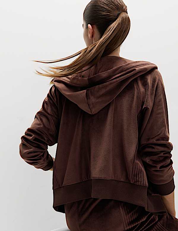Super Soft Velour Zip Up Hoodie - NZ