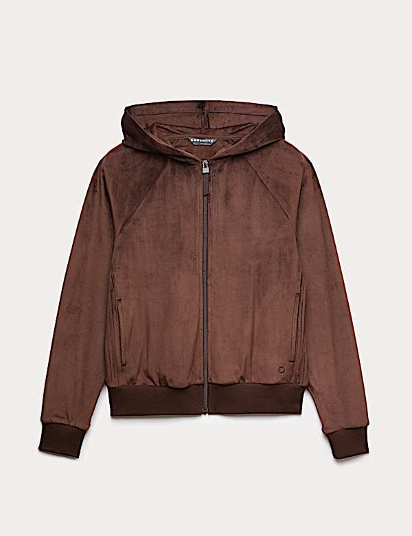 Super Soft Velour Zip Up Hoodie - NZ