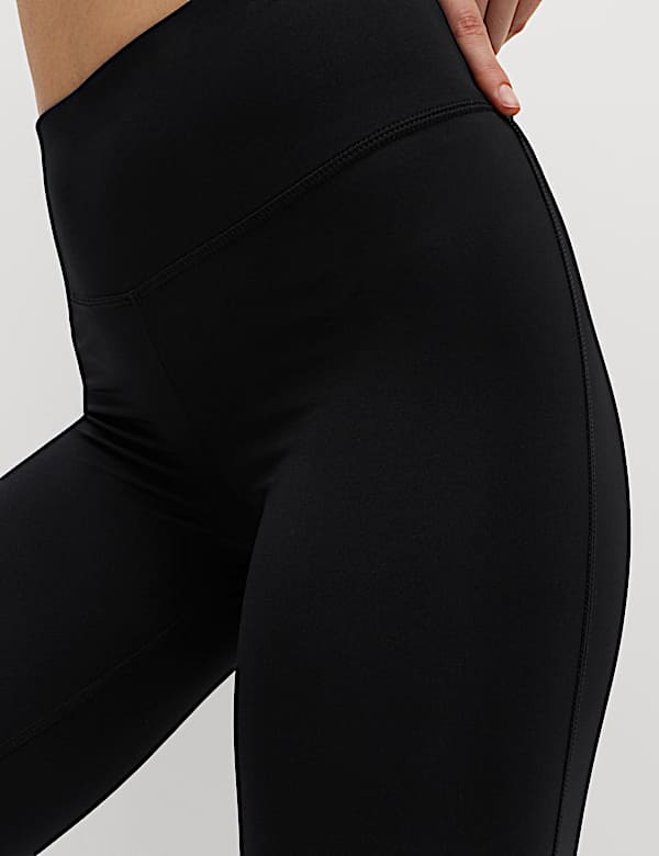 Basic-Sportleggings mit hohem Bund - AT