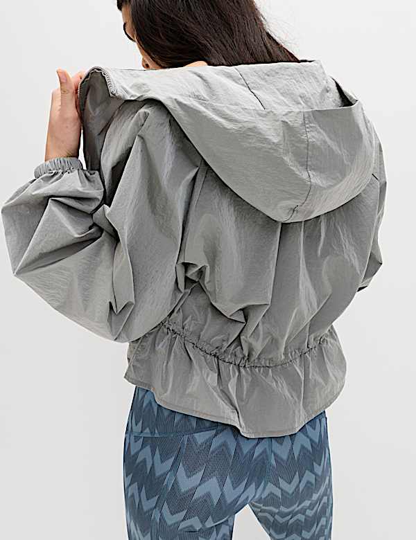 Stormwear&trade; Woven Metallic Hooded Sports Jacket - CH