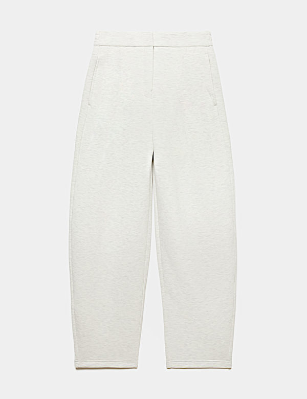Scuba Pleated High Waisted Barrel Jogger - VN