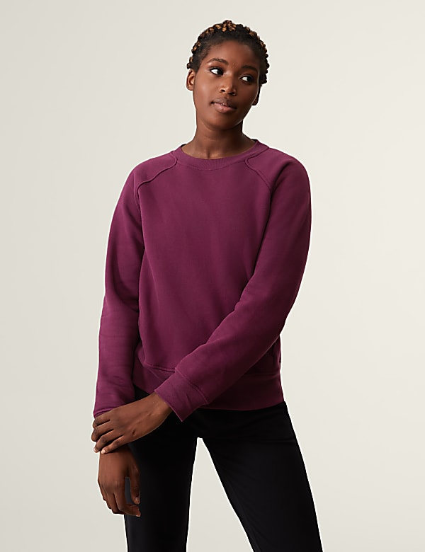 Cotton Rich Crew Neck Sweatshirt