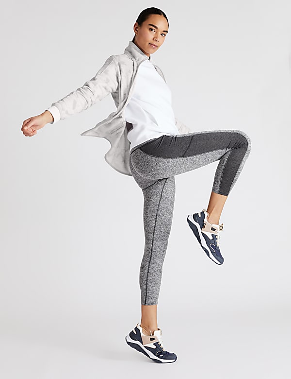 Zip Up Printed Fleece Jacket - CA
