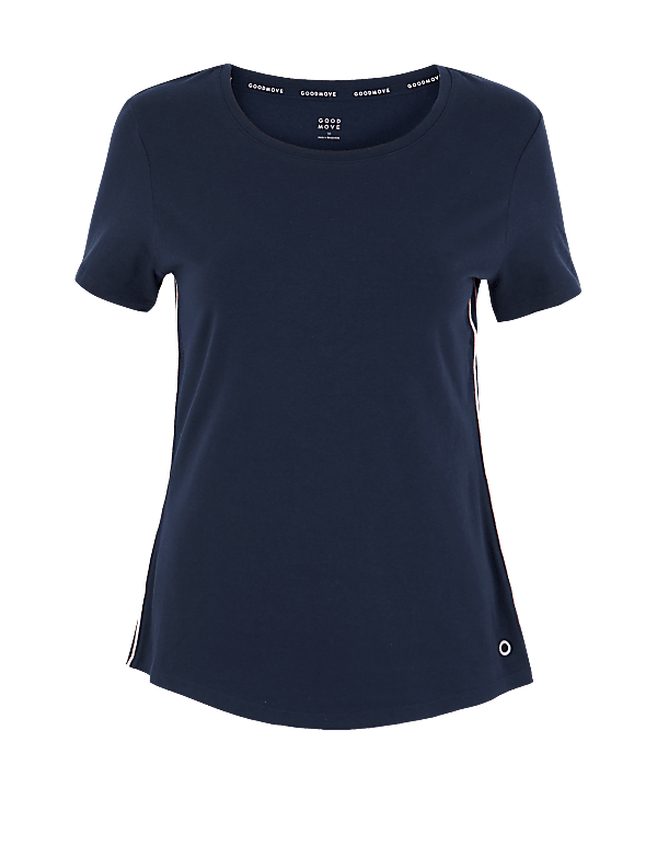 Cotton Rich Short Sleeve Top