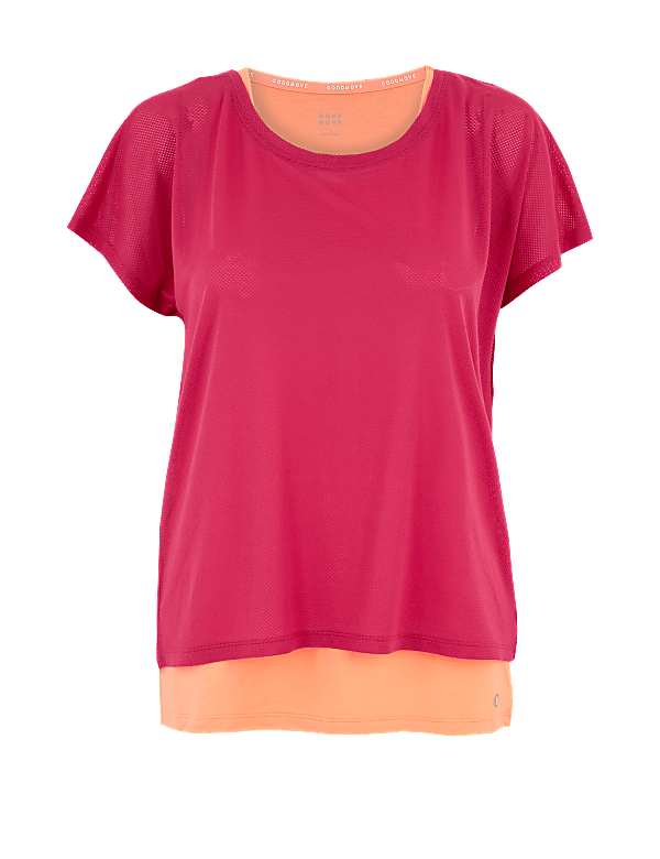 Textured Double Layer Top