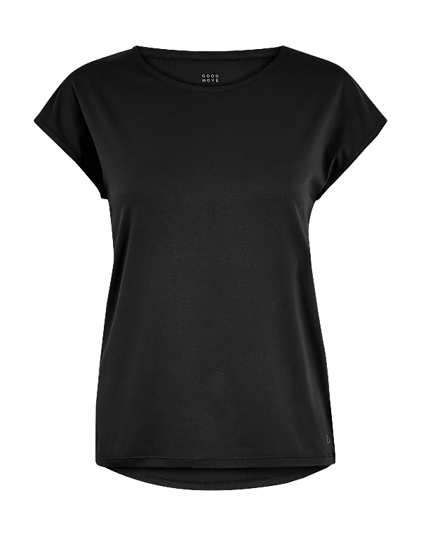 Feature Back Short Sleeve Top