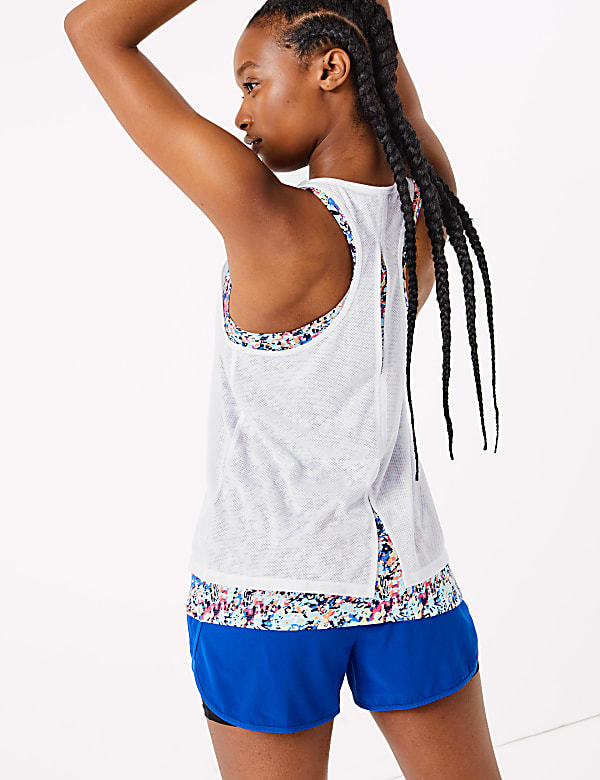 Printed Double Layer Vest