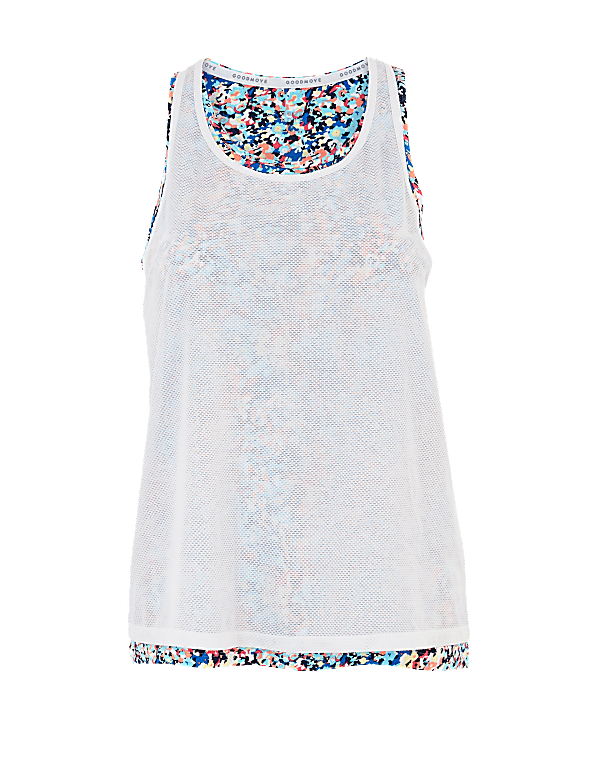 Printed Double Layer Vest