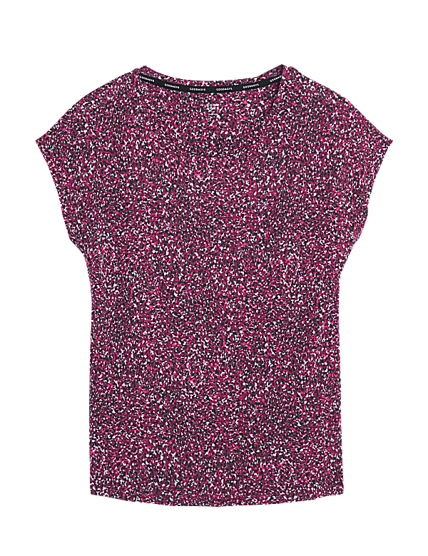 Lightweight Scoop Neck Relaxed T-Shirt
